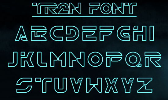 science fiction font free